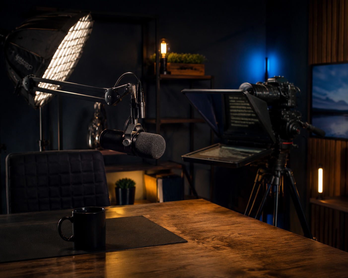 Professional video recording studio